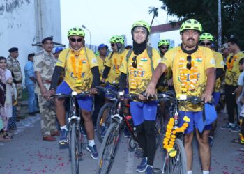 गुजरात ते कन्याकुमारी सायक्लोथॉनचे आयोजन