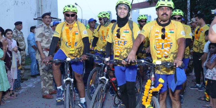 गुजरात ते कन्याकुमारी सायक्लोथॉनचे आयोजन