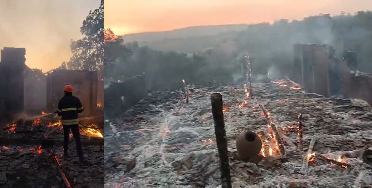 रोहा येथील डोंगरात पेटला वणवा; चाळीस ते पन्नास घरे जळून खाक