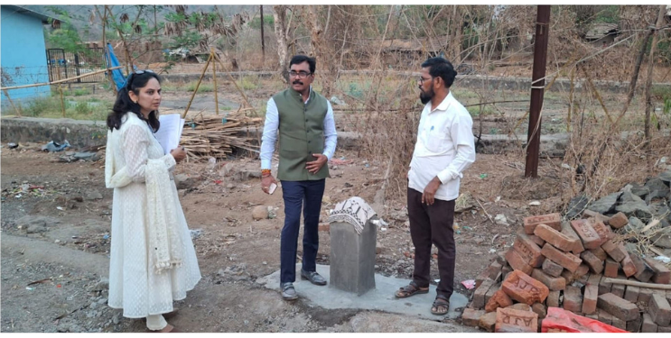 जिल्हाधिकार्‍यांकडून घरकुलांची पाहणी