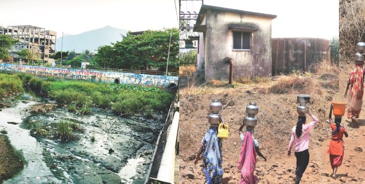 रोहा तालुक्यातील महिलांची पाण्यासाठी वणवण