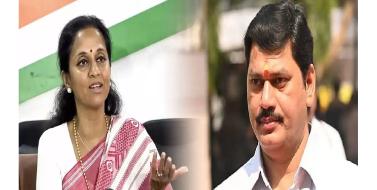 सुप्रिया सुळेंची मुंडेंवर टीका; बरं झालं पक्ष फुटला, नाहीतर…