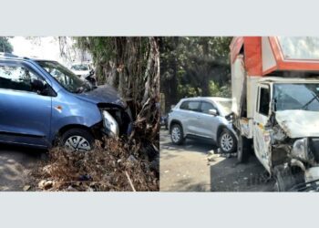 अलिबाग-पेण मार्गावर दोन अपघात