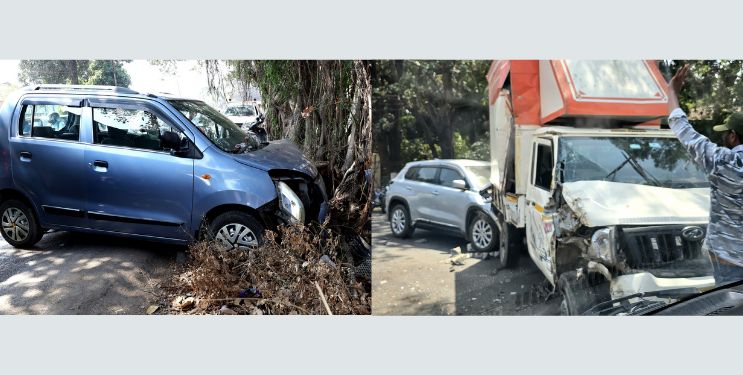 अलिबाग-पेण मार्गावर दोन अपघात