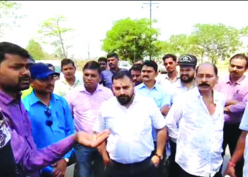 ग्रीन फील्ड महामार्गाच्या सर्वेक्षणाला विरोध