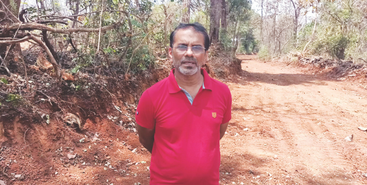 रस्त्याच्या कामाला जागा मालकाचा विरोध