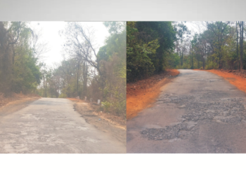 रस्त्यावरील साईडपट्ट्या हरवल्या