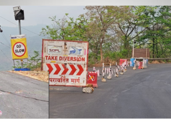 कशेडी घाटाला भेगा; पर्यायी भुयारी मार्गात दरडी कोसळण्याच्या शक्यता