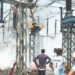 ऐनघर येथील सबस्टेशनमध्ये स्फोट
