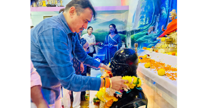 अलिबागेत डॉ. बाबासाहेब आंबेडकर जयंती साजरी