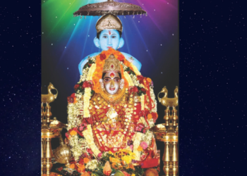 जगदंबेच्या यात्रेत देवकाठ्यांचे आकर्षण