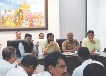 रायगडावरील तयारी अंतिम टप्प्यात