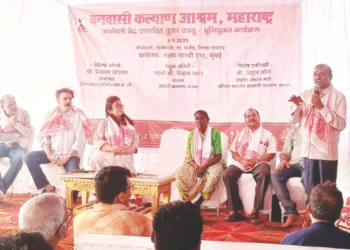 जांभिवली येथील आश्रमाच्या इमारतीचे भूमिपूजन
