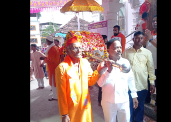 चिरनेरमध्ये संभाजी महाराजांचा जयजयकार