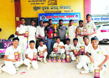 झुंझार युवक मंडळ पोयनाड आयोजित क्रिकेट स्पर्धा