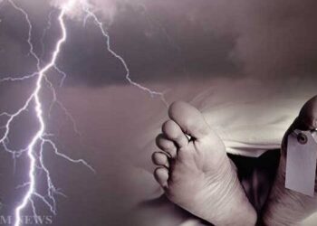 मासेमारी करताना वीज कोसळून तरुणाचा मृत्यू