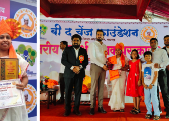 जान्हवी बनकर यांना आदर्श शिक्षक पुरस्कार