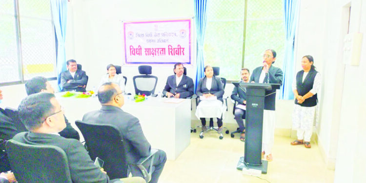 अलिबागमध्ये विधी साक्षरता शिबीर