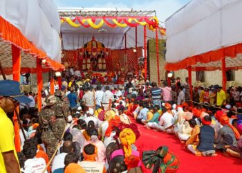 रायगडावर तिथीनुसार राज्याभिषेक सोहळा