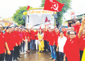 शेकाप कार्यकर्त्यांची पंढरपूर वारी