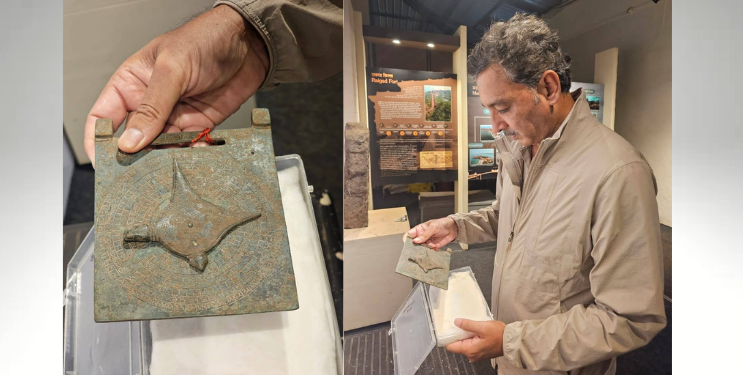 उत्खननात किल्ले रायगडावर सापडले ‘यंत्रराज’