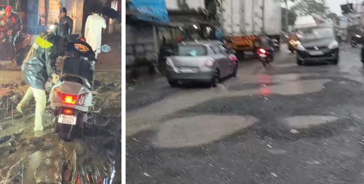 उरण तालुक्यातील रस्त्यांची दुरवस्था