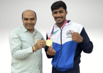 वुशू स्पर्धेत ऋषिकेश चमकला