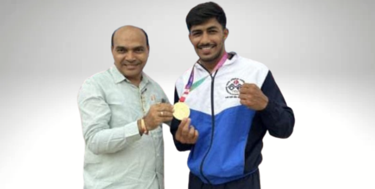 वुशू स्पर्धेत ऋषिकेश चमकला