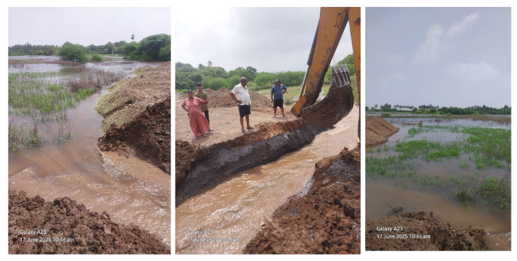 मिळकतखार अनधिकृत भरावाचा शेतकऱ्यांना फटका