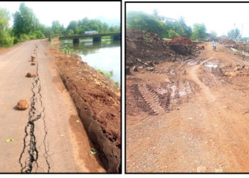 दोन महिन्यांत रस्त्याचे तीनतेरा