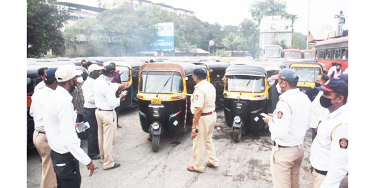 रिक्षाचालकांच्या बेशिस्तीला ‘ब्रेक’
