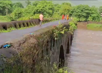 नागोठण्यातील ऐतिहासिक पूल वाहतुकीसाठी बंद