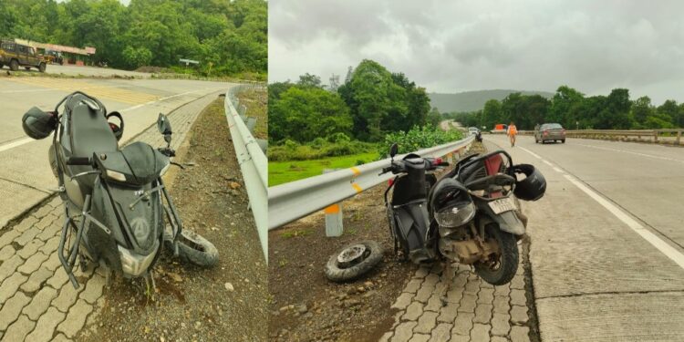 सुकेळी खिंडीत मोटारसायकल अपघात; तरुणाचा जागीच मृत्यू