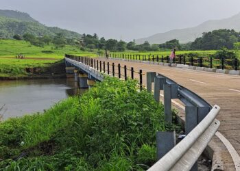 नव्याने बांधण्यात आलेला शिरसे पुल वाहतुकीसाठी खुला