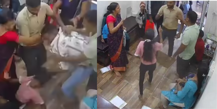 परप्रांतीयाकडून रिसेप्शनिस्ट तरुणीला मारहाण