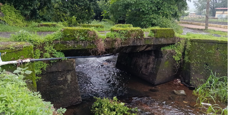 वावंढळ गावातील पूल धोकादायक