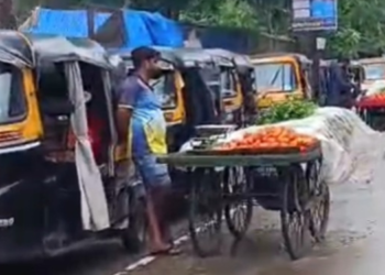 परप्रांतीय हातगाडीवाल्यांची दादागिरी