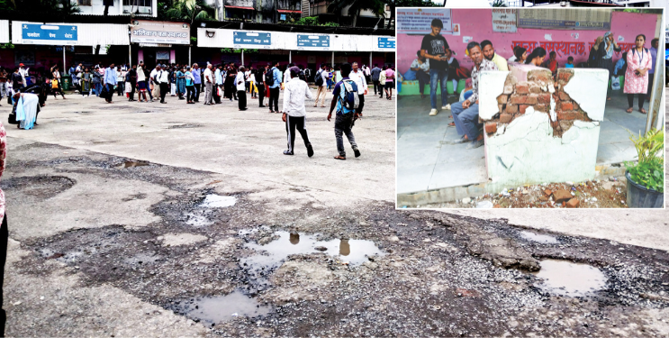 अलिबाग स्थानकाच्या दूरवस्थेकडे दुर्लक्ष