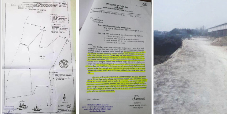 सरकारजमा जमिनीवर जेएसडब्ल्यू कंपनीचे अतिक्रमण