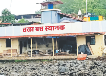 तळा बसस्थानकाचे काम धिम्या गतीने