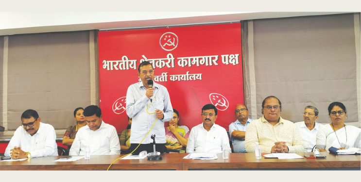 पक्षाला बळकट करण्यासाठी जिद्दीने कामाला लागा: बाळाराम पाटील