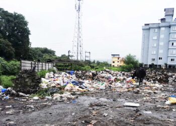 कचऱ्याच्या ढिगाऱ्यामुळे गुदमरतोय जीव