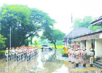 होमगार्ड मुख्यालयात स्वतंत्र दिन साजरा