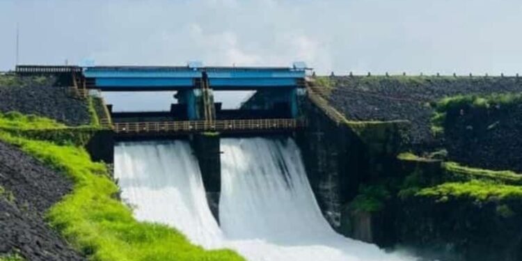 मोरबे धरणाचे दरवाजे पुन्हा उघडले