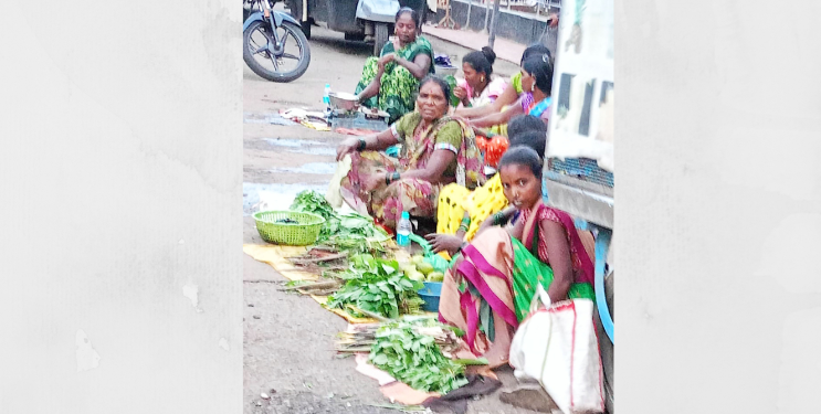 गावठी भाज्यांची आवक वाढली