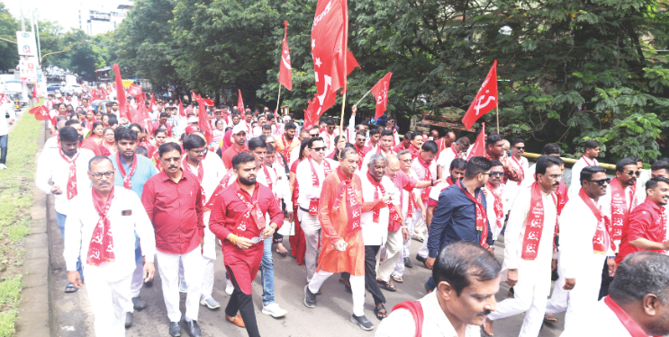 ‘लाल बावटे की जय…’चा नारा आसमंतात दुमदुमला