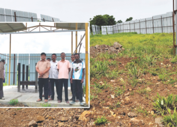 घोटवडे स्मशानभूमीची वाट बिकट