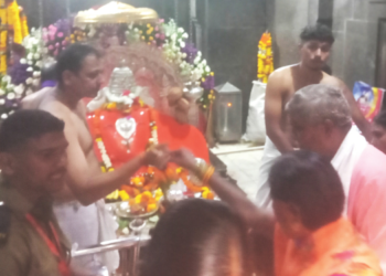 अंगारकी चतुर्थीला बल्लाळेश्वराच्या दर्शनासाठी रांगा