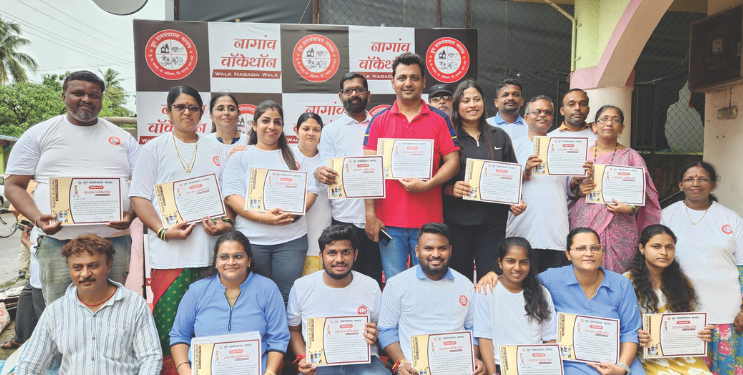 वॉकेथॉनच्या माध्यमातून स्वच्छतेवर जनजागृती