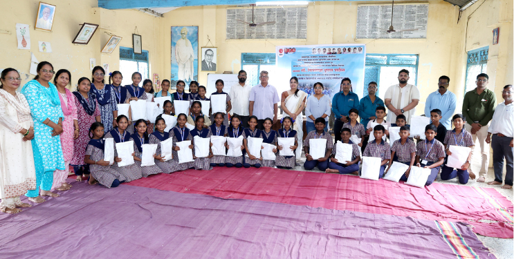 नागावच्या शाळेत स्काऊट गाईड युनिट